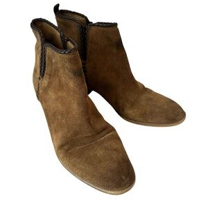 Franco Sarto Streetstyle Suede Ankle Boots 9